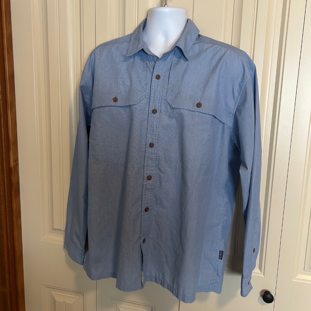 Patagonia Men's Long-Sleeved Island Hopper Shirt size Large